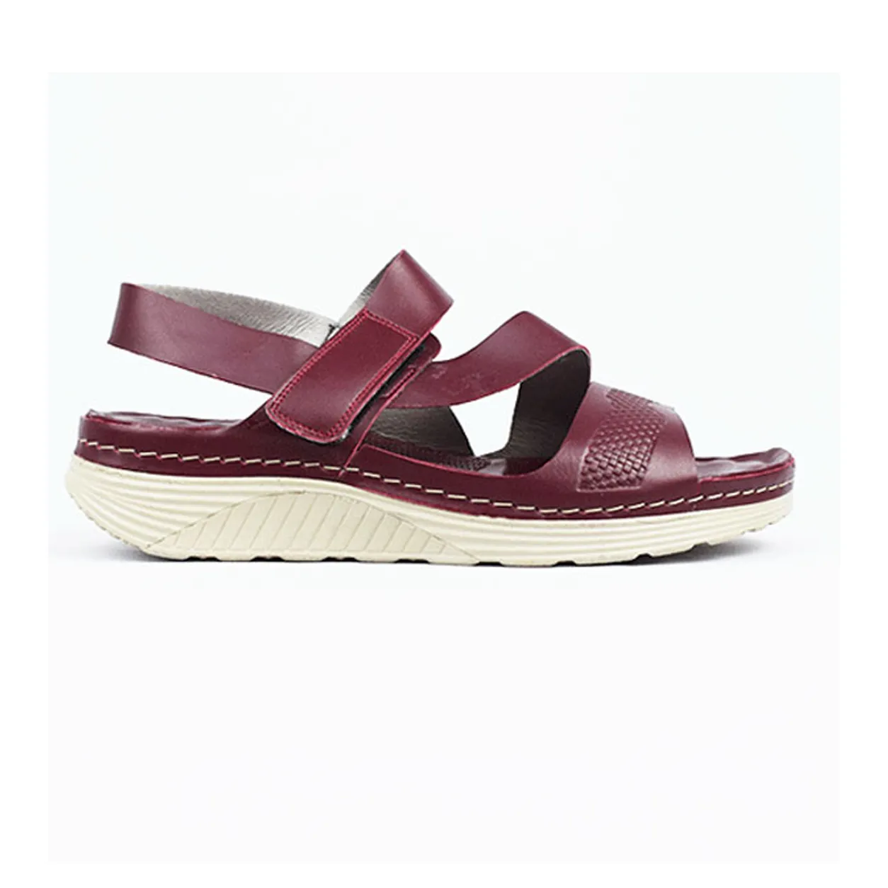 Sandale confort pour femme S011 BORDEAUX